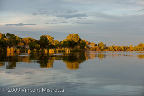 Zambian sunset from the Zambezi River