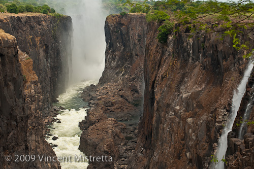 Victoria Falls from the Zambia entrance